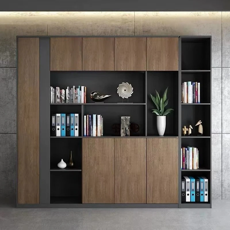 Modern Executive Office File Cabinet Wholesale Wooden Display Rack Furniture Cupboard for School Warehouse Storage Office Filing