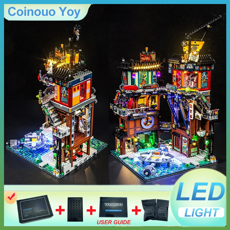 

LIGHT For LEGO 71837 NINJAGO City Workshops Block DIY Toy (NO Blocks Model,Only LED Light) Light Set Kid Gift