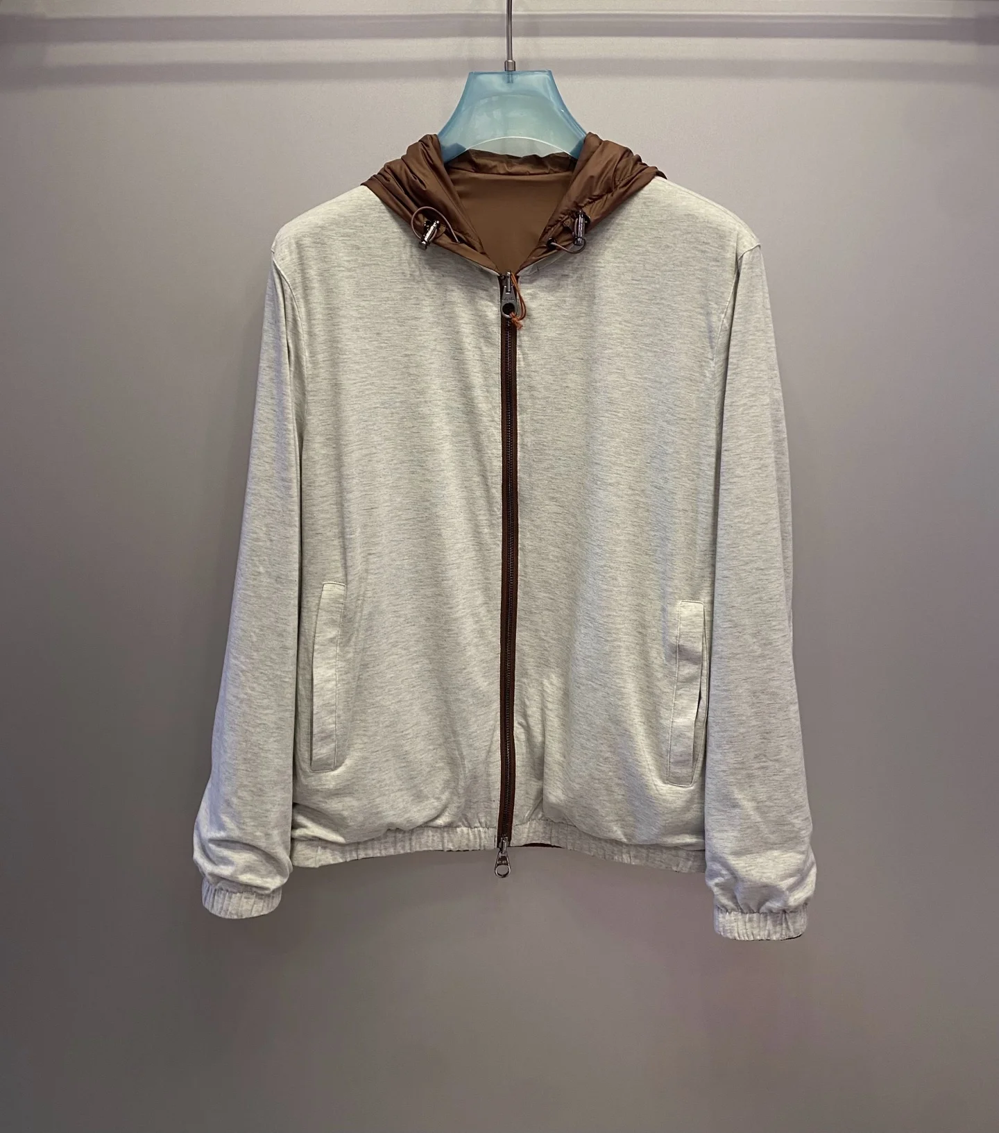 

LP водонепроницаемая и теплая простая деловая повседневная двусторонняя куртка с капюшоном