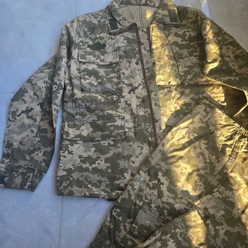 Spring Summer Desert Digital Ukrainian Camouflage Pattern Clothing Ukraine Suit Jacket Pants