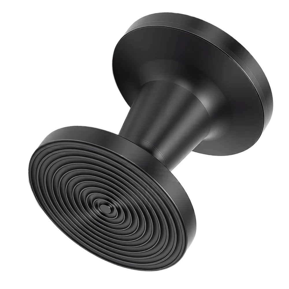Dual Sided Coffee Tamper Flat Thread Base PP Material Coffee Powder Press Hammer 51mm Size Black Color Dual Sided Coffee Tamper