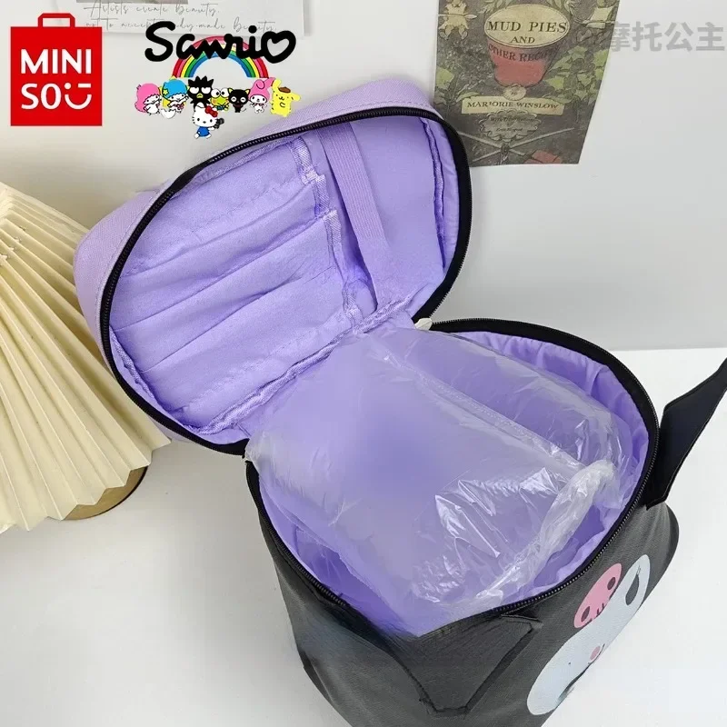 Kuromi 2025 New Women's Makeup Bag Fashionable High Quality Handheld Storage Bag Cartoon Large Capacity Portable Storage Bag