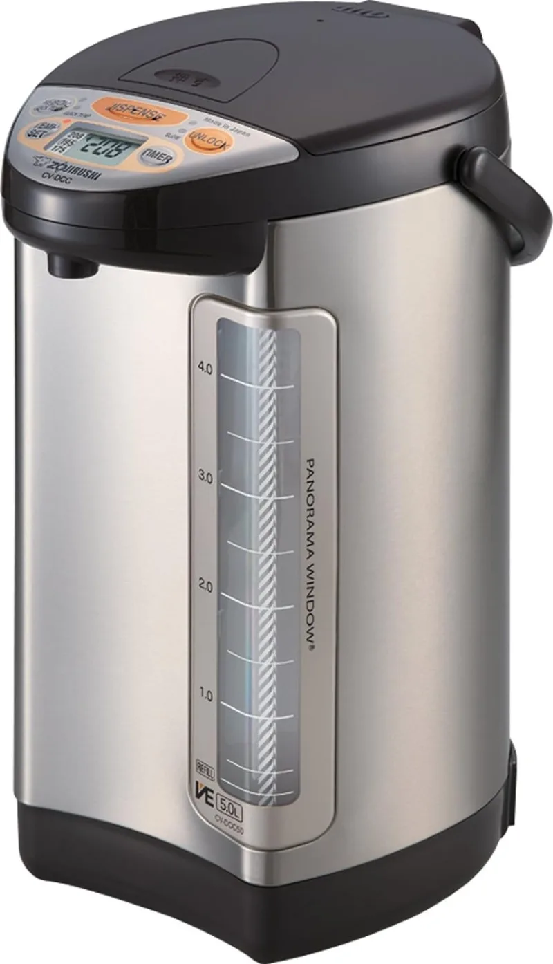 Zojirushi America CV-DCC50XT VE Hybrid Water Boiler And Warmer, 5-Liter, Stainless Dark Brown