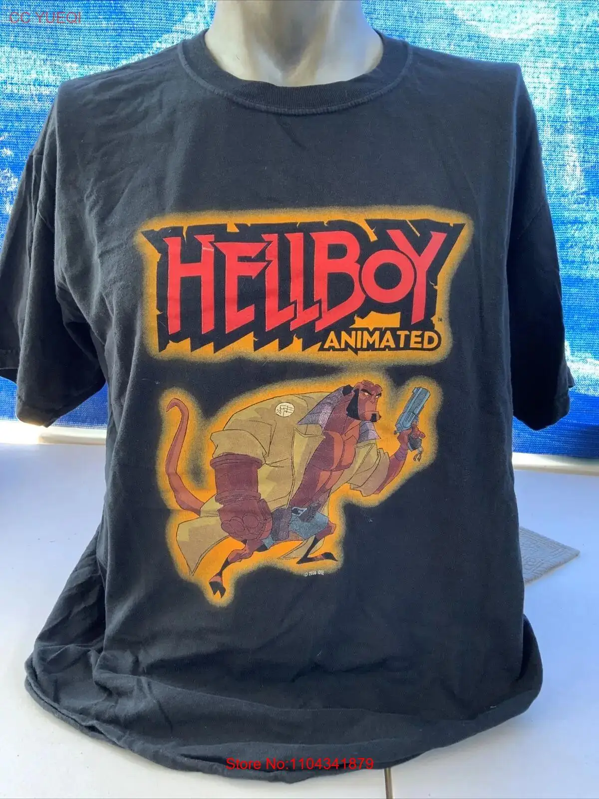 2006 SDCC Hellboy T Shirt Large RARE