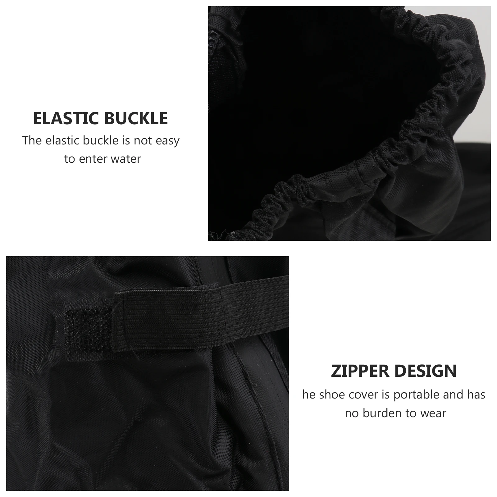 

1Pair Outdoor Climbing Hiking Gaiters Waterproof Oxford Cloth Leg Covers Adjustable Elastic Band for Rain Snow Dirt Protection