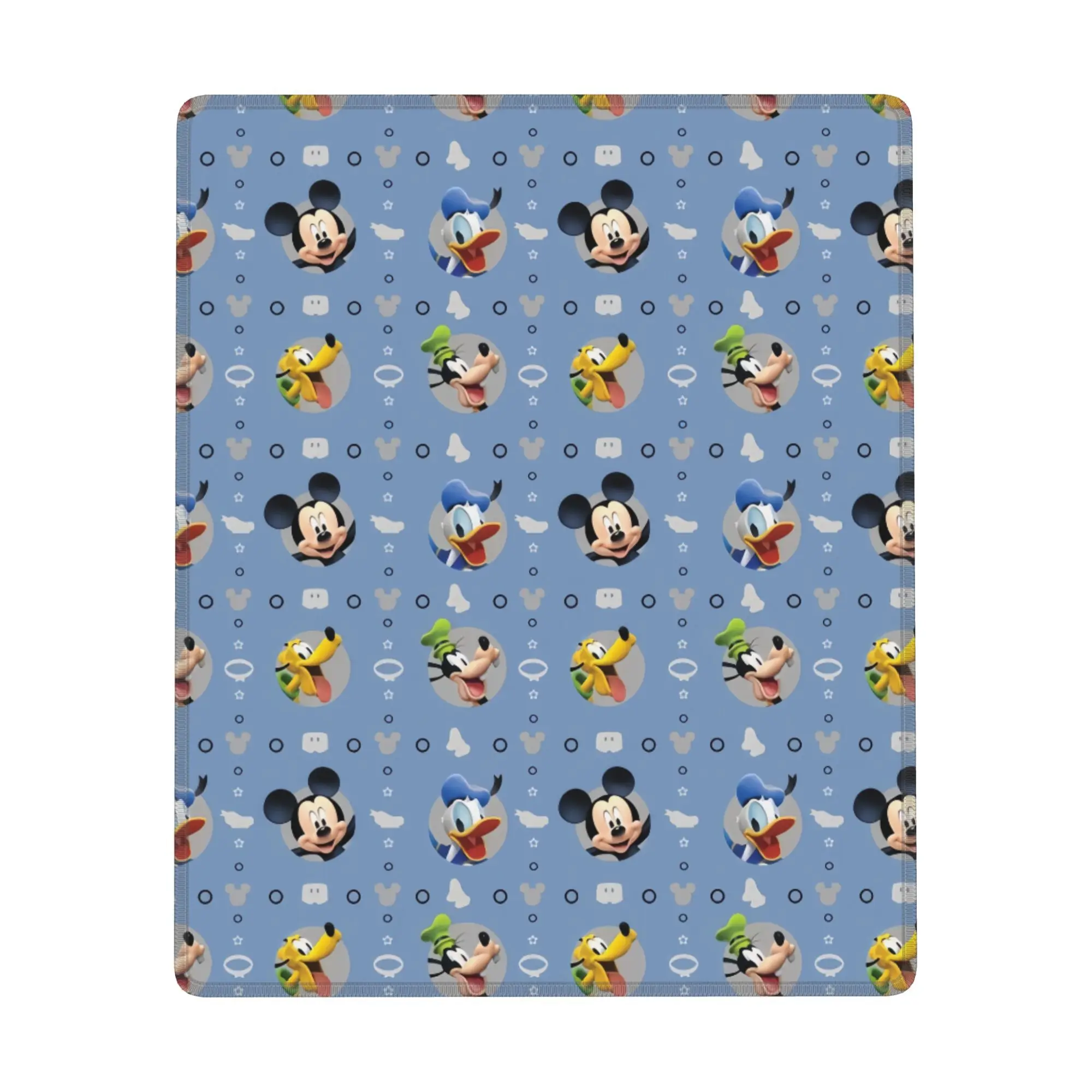 

Резиновый коврик для мыши с Микки Маусом, нескользящий настольный кожаный водонепроницаемый коврик с защитой от царапин, легко чистящийся коврик для ПК, ноутбука, рабочего стола