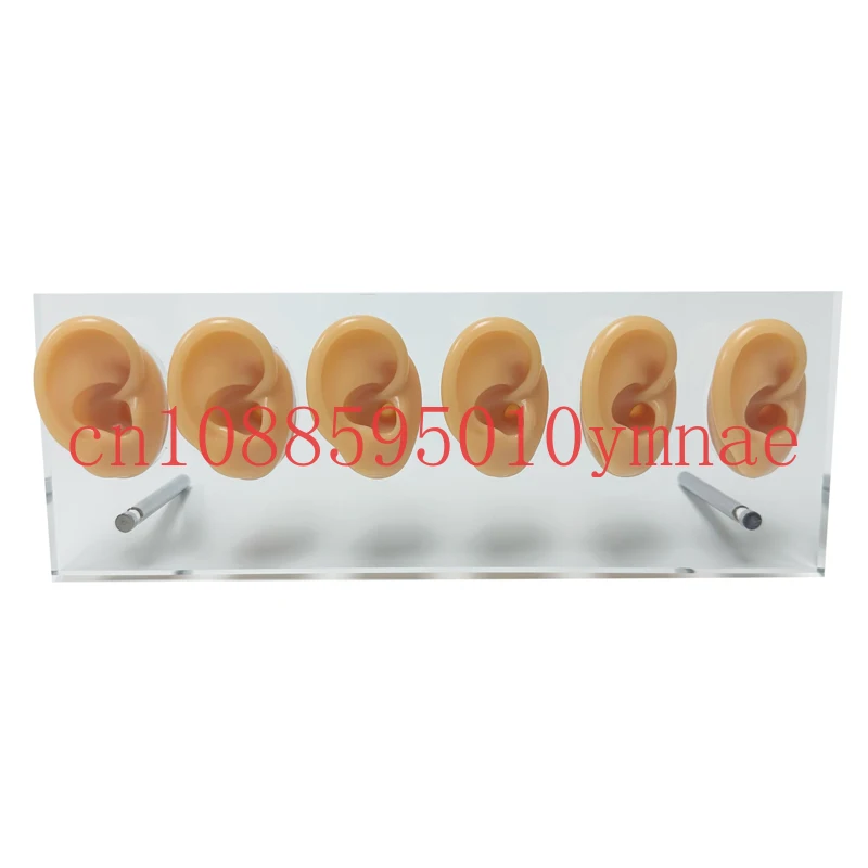 

Стенд с шестью ушками, дисплей для слухового аппарата, подставка для колонны, силиконовая модель ушей, украшения, реквизит для съемки