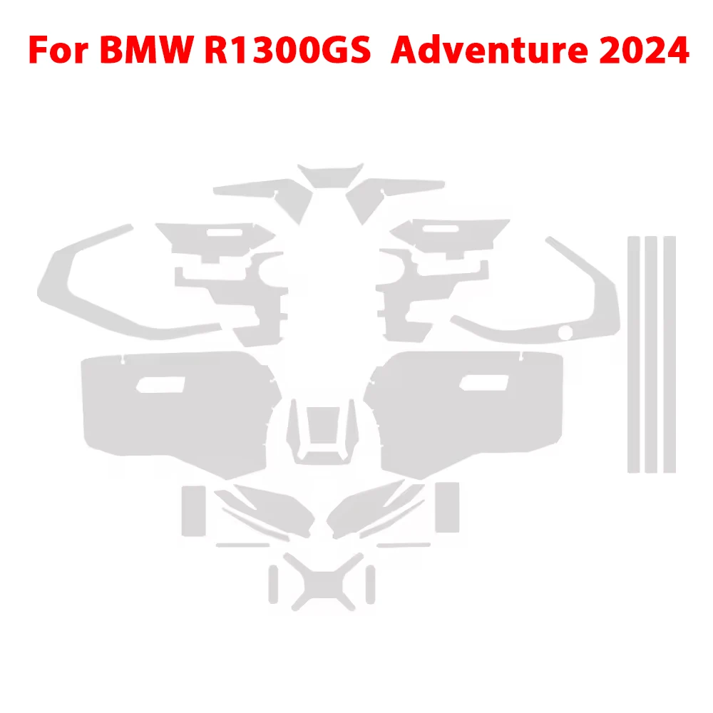 

New R1300GS Adventure PPF Motorcycle For BMW R 1300 GS ADV 2024 Complete Paint Protection Film Real Material TPU Anti-scratch