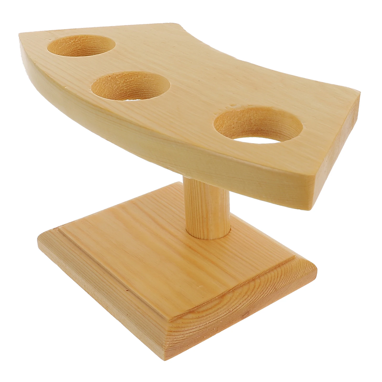 

Wooden Dessert Display Stand For Ice Cream Cone Sushi Storage Rack Party Wedding Christmas Simple Kitchen Gadget Cone
