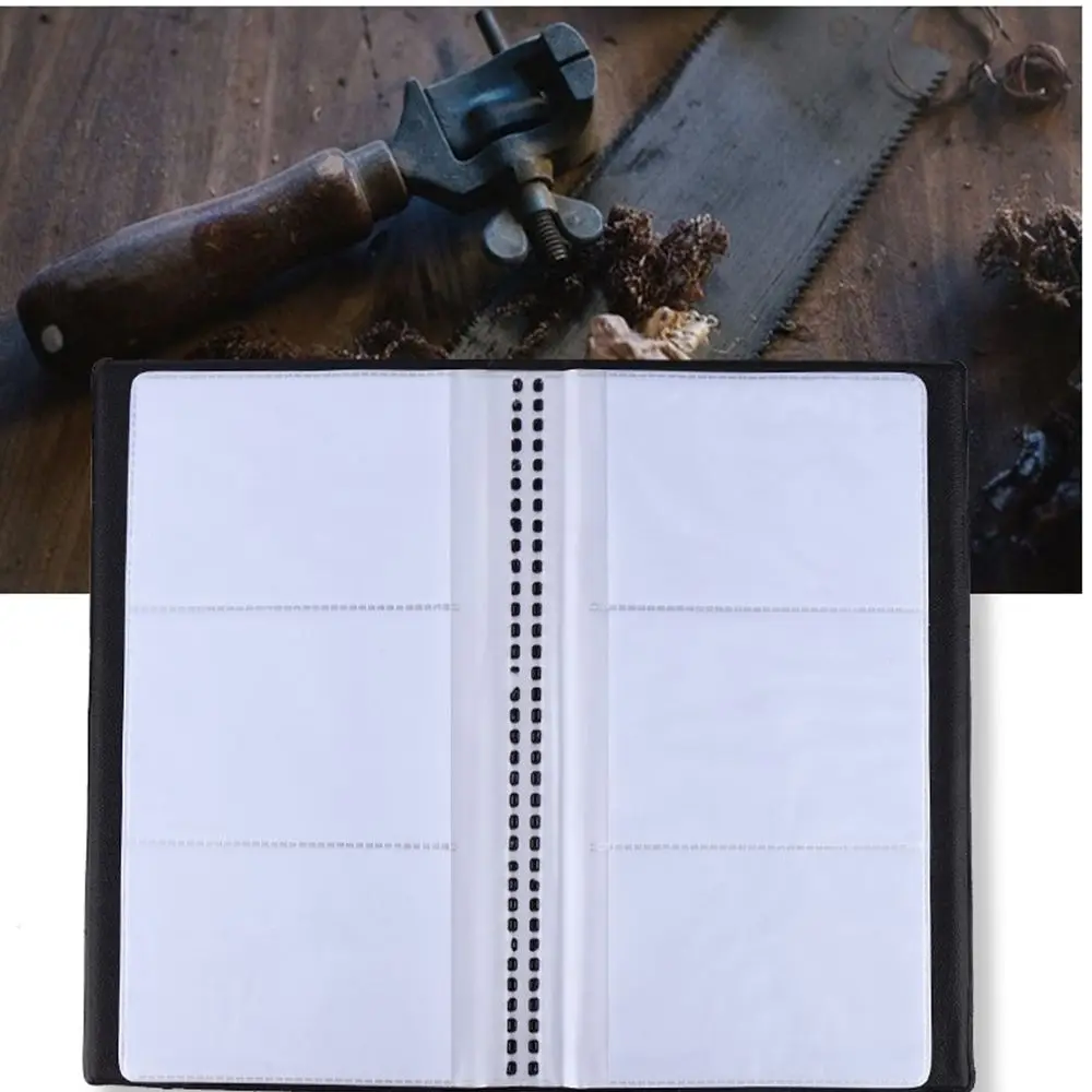 Multifunction Large Capacity Bank Cards ID Card Water-proof Business Cards Organizer Leather Card Bits Card Holder Storage Bag