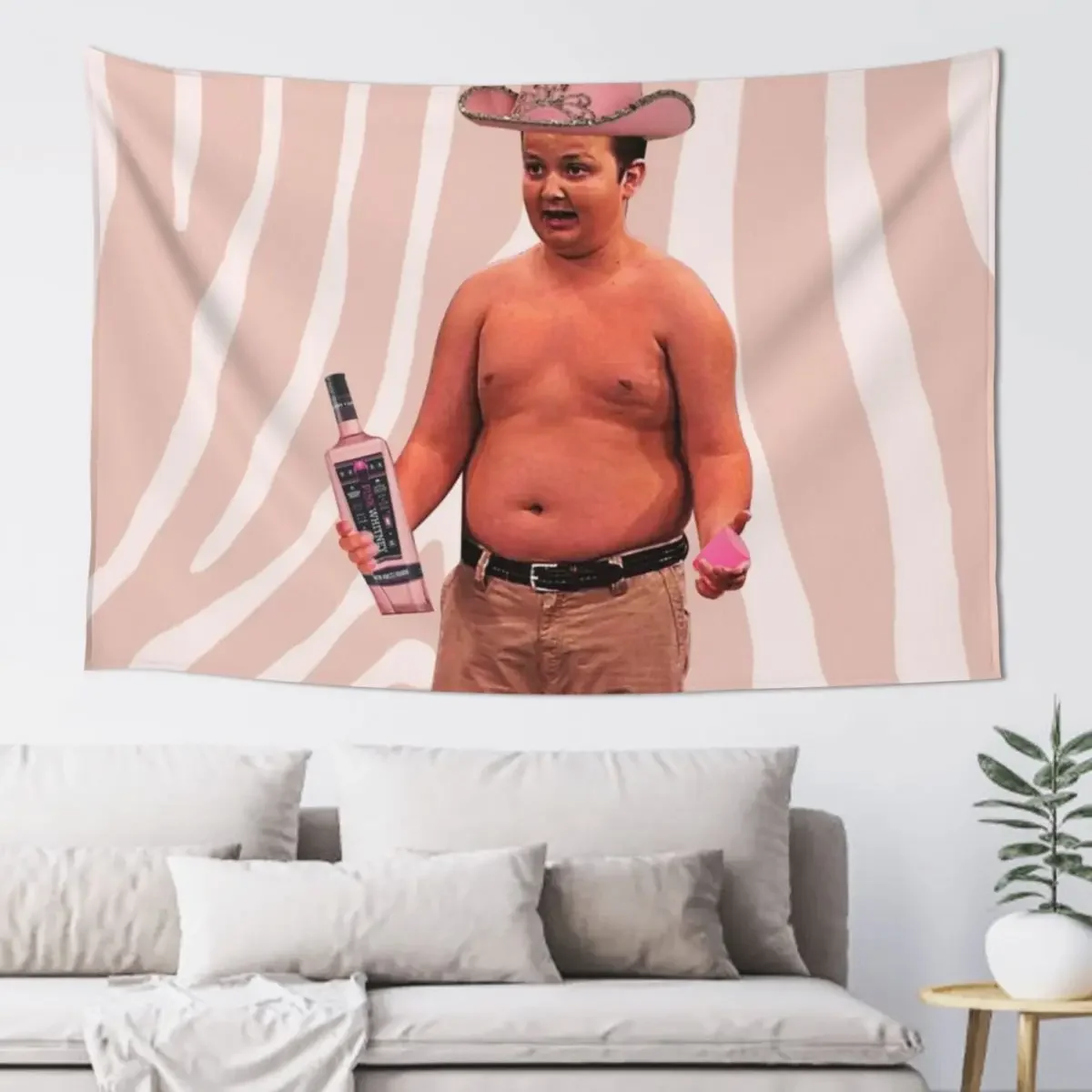 

gibby pink whitney Tapestry Decorative Wall Murals Cute Room Things Room Decorations Aesthetics Tapestry