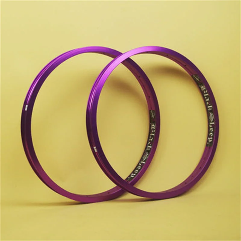 Alienation-BMX Rim with 36 Holes, Street Rim, Knife Ring, Double-layer, Anode Color, A Circle, 36 Holes