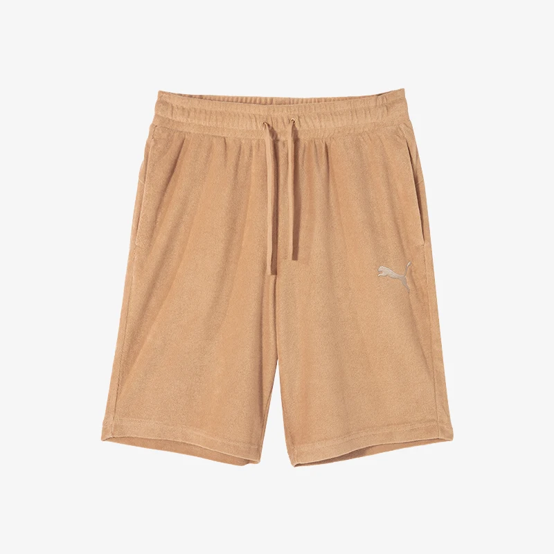 

Puma Authentic Mens Casual Sports Terry Cloth Lightweight Embroidered Short Pants 684355-63