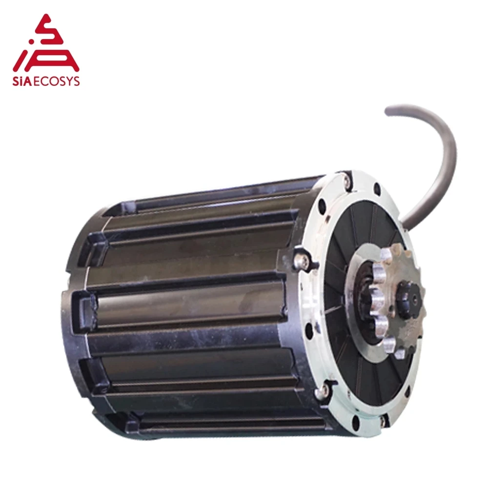 QSMOTOR QS120 2000W 72V Mid Drive Motor Kit 70KPH with VOTOL EM100SP V5.0 Controller for Electric Motorcycle