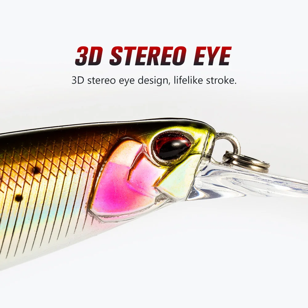 Spearhead Ryuki Afundando Minnow Isca De Pesca, Isca Dura Artificial, Balançando Jerkbait, 45s, 60s, 80s, 95s, JT9387