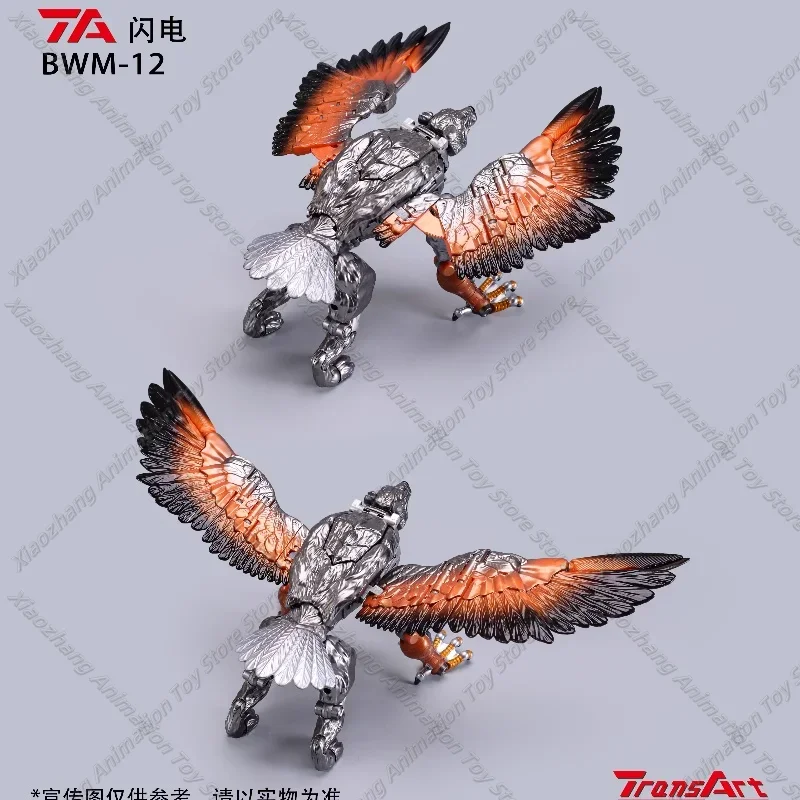 【متوفر】ألعاب Transformation TransArt BWM-12 BWM12 Silverbolt Lightning Beast Wars BW Machines Action Figure