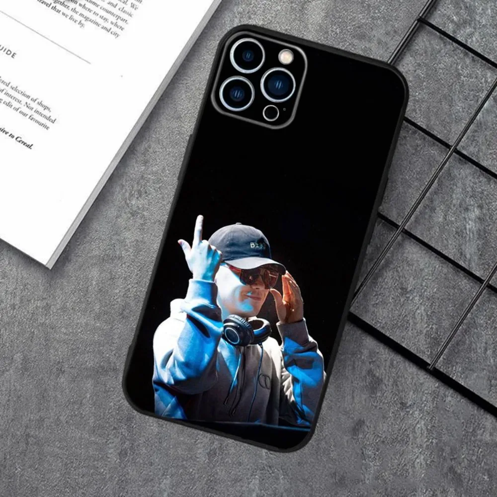 Bizarrap DJ Remix Phone Case For Apple iPhone 15,14,13,12,11,XS,XR,X,8,7,Pro,Max,Plus,mini Silicone Black Cover