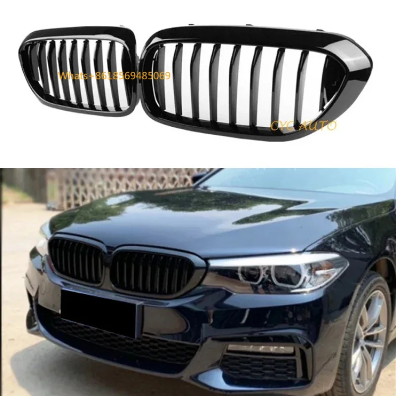 Factory Hot Selling Auto G30 front grille  5 series  G38 facelift singe strip  2018 2019