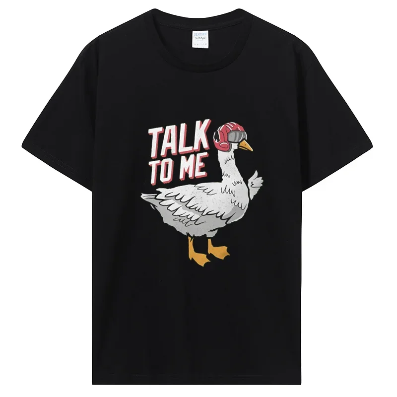 Top Gun Maverick Goose Film Original TShirt Talk To Me Goose  Personalize Cotton T-Shirt New Trend Tops Streetwear tees