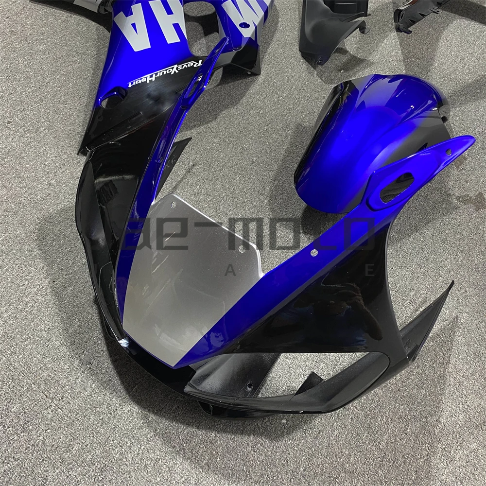 For YZF R6 1998 1999 2000 2001 2002  Motorcycle Bodywork Set Injection ABS Plastics Fairings Accessories R6 1998-2002 Blue Black