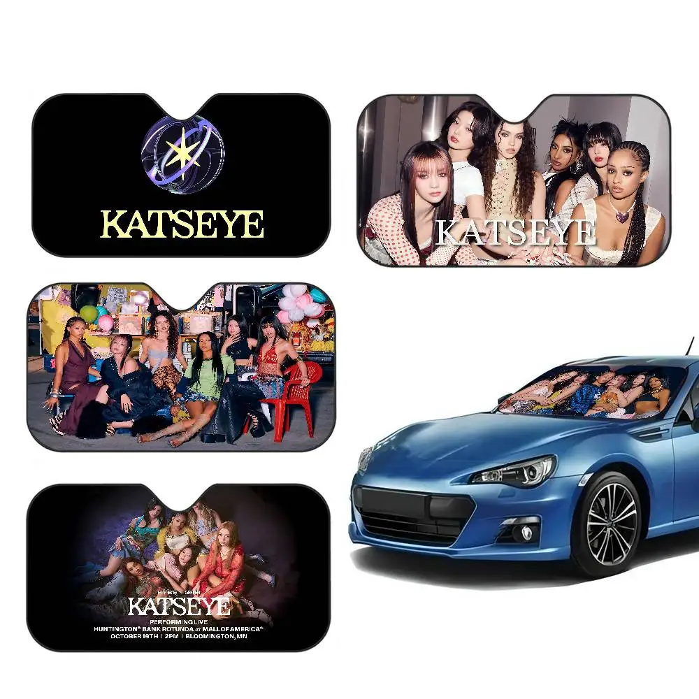 Kpop Band K-KatseyeS Windshield Sun Shade for Car SUV Truck Front Window Sun Shade Accessory Visor Protector Shield Cover