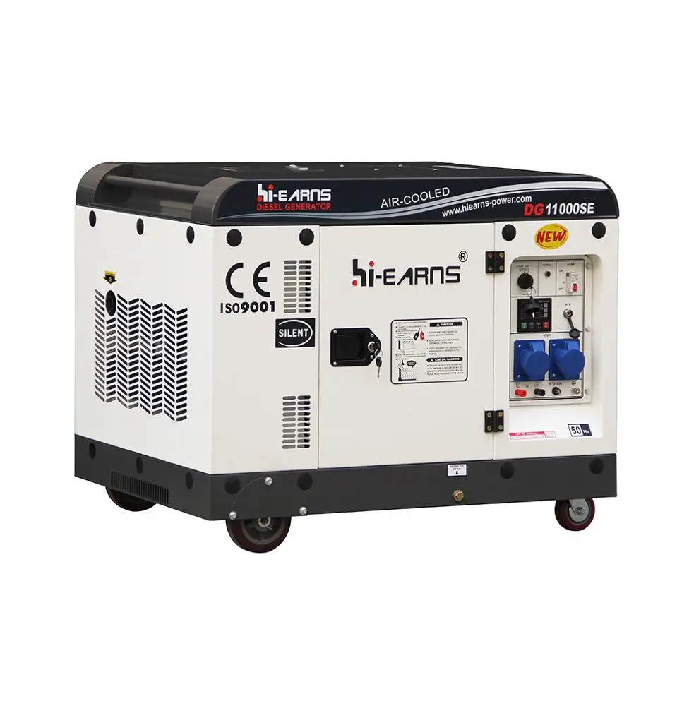 hi earns DG11000SE3 8KW 10KVA Soundproof 198FA die·sel generator price