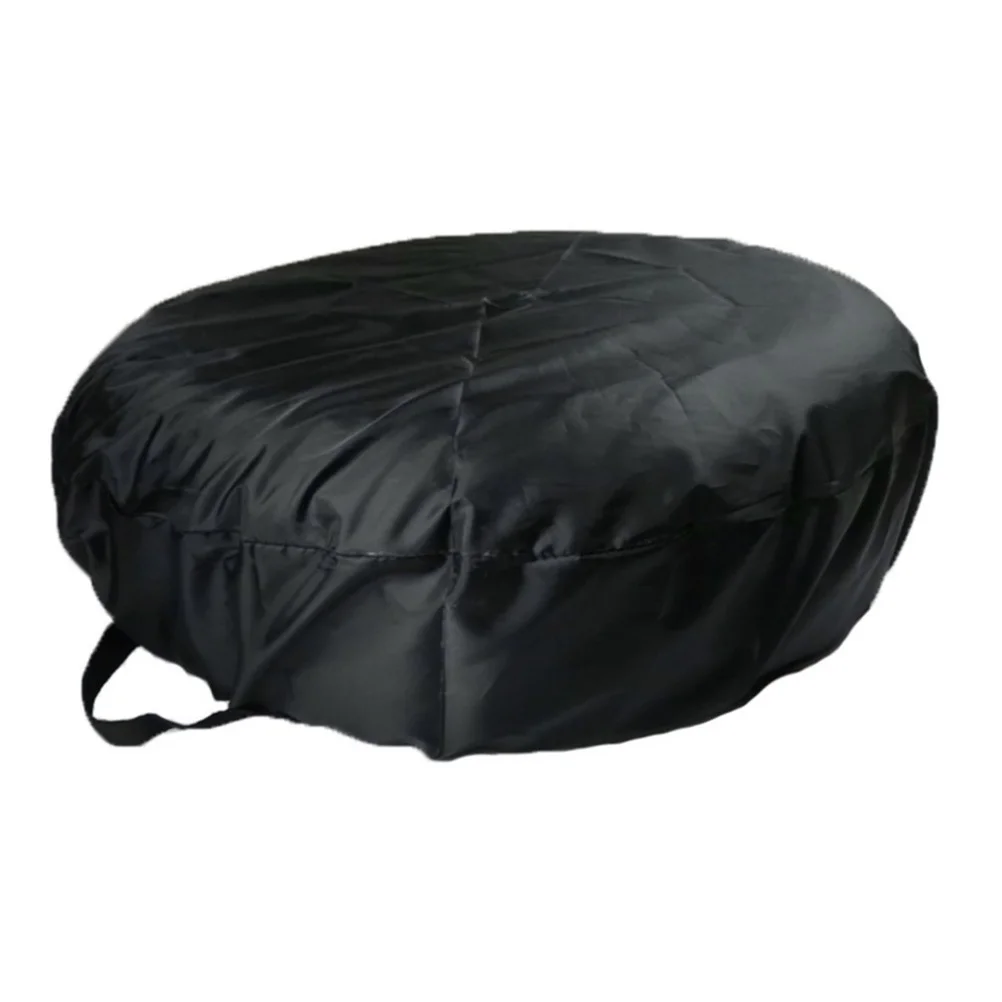 4PCS Oxford Cloth Car Tire Covers Car Spare Wheel Cover Waterproof Spare Tire Cover Wheel Tire Sleeve for Car Tire (Black Size S