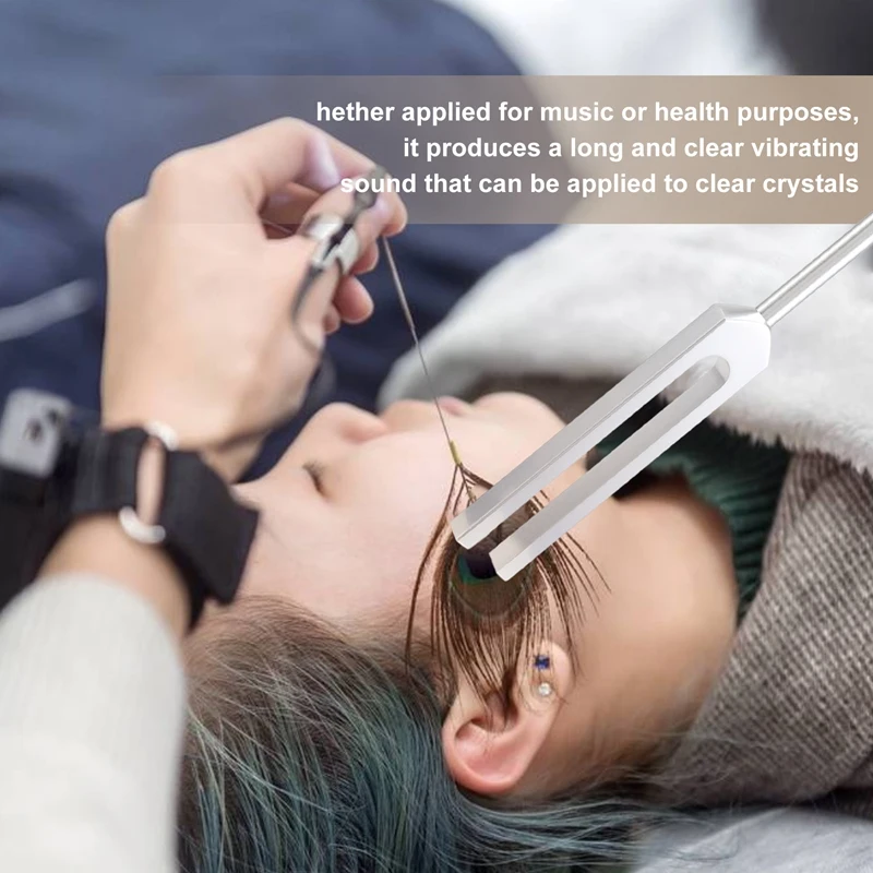 HOT 4 Pack Tuning Fork Set(128 Hz,256 Hz,512 Hz,528 Hz)with Tuning Fork