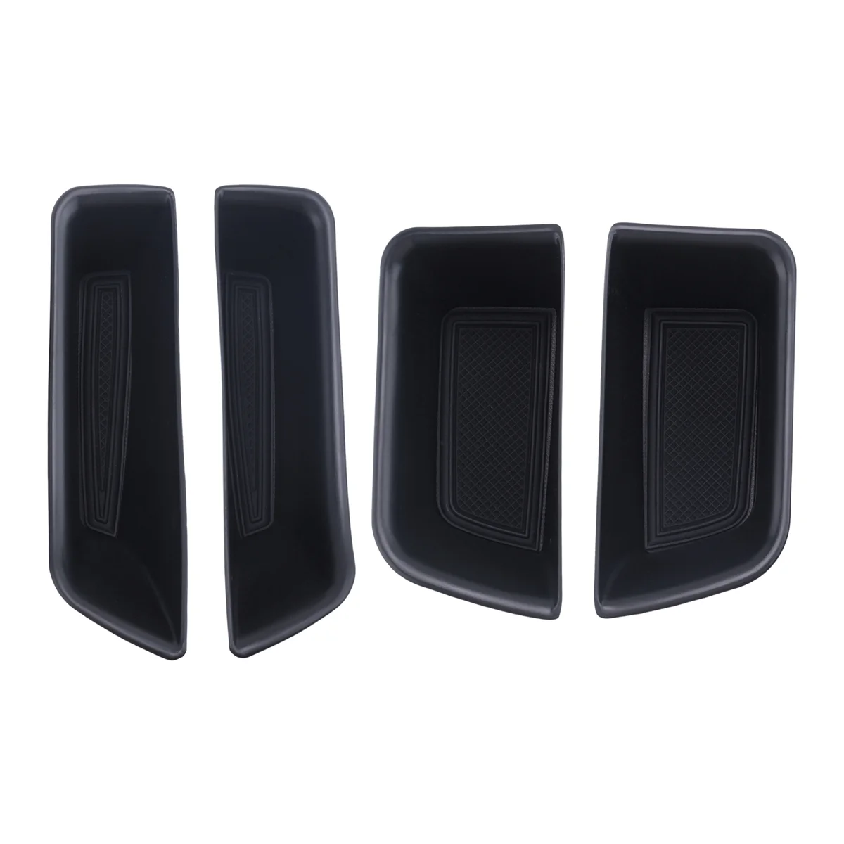 T61C_4 X Car Door Side Handle Pocket Storage Box Storage Organizer Tray Grab Handle Box For-Porsche Macan 2015-2021