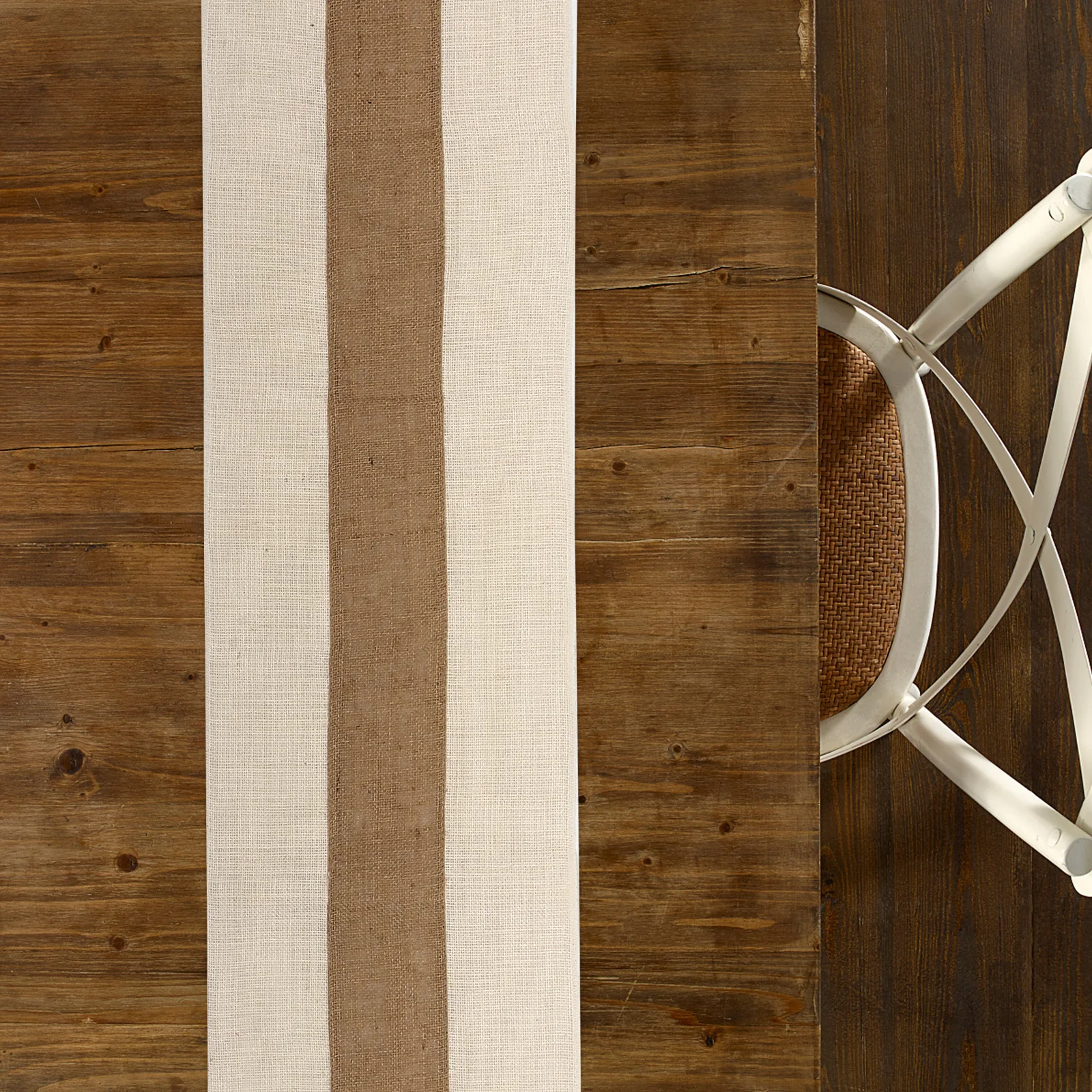 

Flax Table Runner Rustic Farmhouse Decorative Tablecloth Simple Style 72 Inches Long Party Supplies Home Table Cover