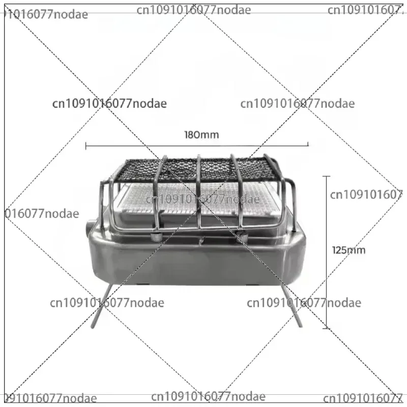 1800W Heating Heater Infrared Radiation Furnace Multifunctional Camping Gas Burner Split Type Furnace Portable Gas