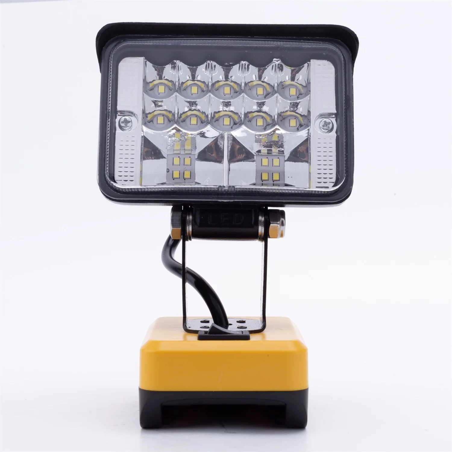 Imagem -02 - Luz de Trabalho Led para Dewalt 18v Bateria de Lítio sem Fio Operado Oficina ao ar Livre Acampamento Pesca Lâmpada Portátil sem Bateria