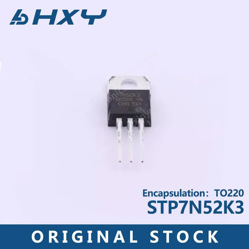 10 шт., полевой транзистор STP7N52K3 N channel 525V 6A