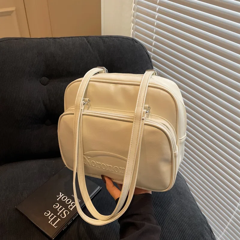 

2025 Spring Trend! Women's Waterproof Nylon College Tote | Adjustable Strap Large Capacity Commuter Bag Minimalist for Students