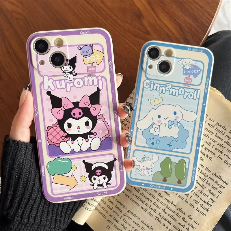 Cartoon Kuromi Cinnamoroll Case For OnePlus 9R 10R 9 10 Pro 11 9RT 8T 10T 11R Nord CE 3 Lite N30 N20 SE N200 ACE 2 2V Tpu Cover