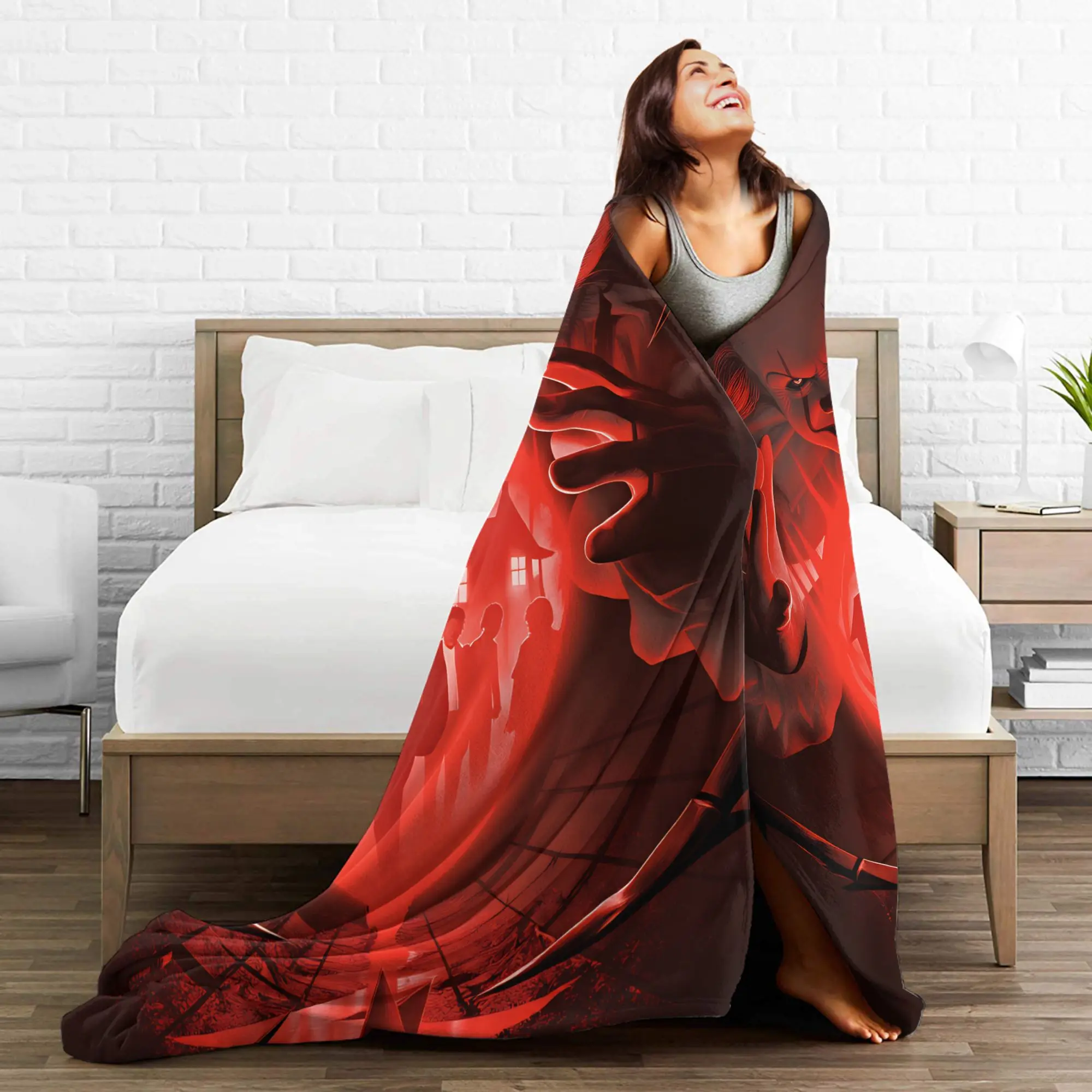 بطانية ناعمة دافئة التخييم تلقائي مرحبا بكم في ديري 2025 رمي بطانية الفانيلا المفرش ل الأريكة كرسي أريكة تتحول لسرير غطاء السرير