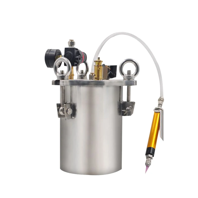 

Manual Large Flow Glue Filling Machine Liquid Glue Dispenser Stainless Steel Pressure Tank