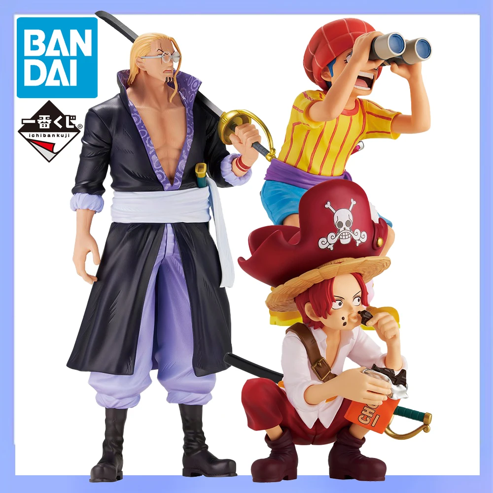 

Original in Stock Bandai Spirits Ichiban Kuji One Piece Silvers Rayleigh Akagami No Shanks Douke No Buggy Anime Figure