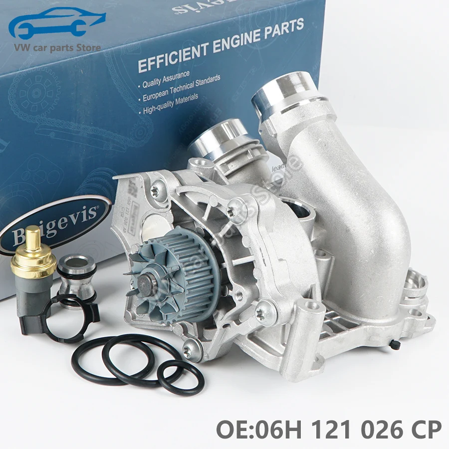 06H 121026   Wszystkie aluminiowe pompy wodnej EA888 GEN2 do Audi A3A4A5Q5 VW Golf MK6 GTI Passat B7 Tiguan CC Scirocco Jetta 06H 121 026 CP