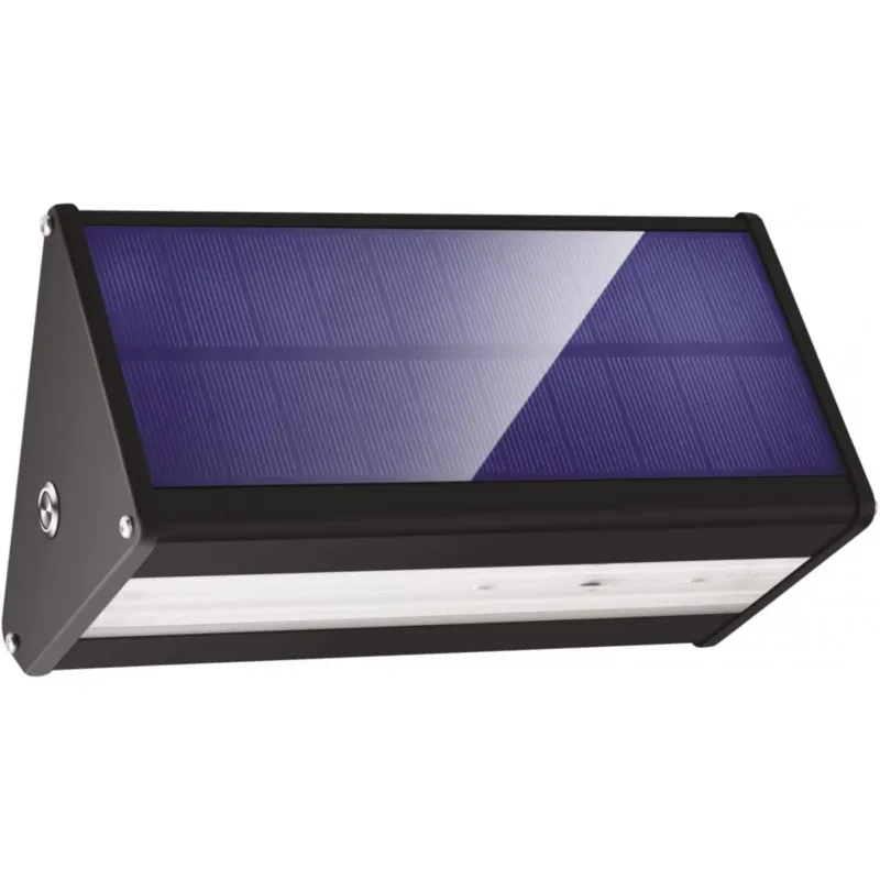 Eurasian shop-Solar wall light for outdoor wall, waterproof IP65, great intensity Ideal for garden