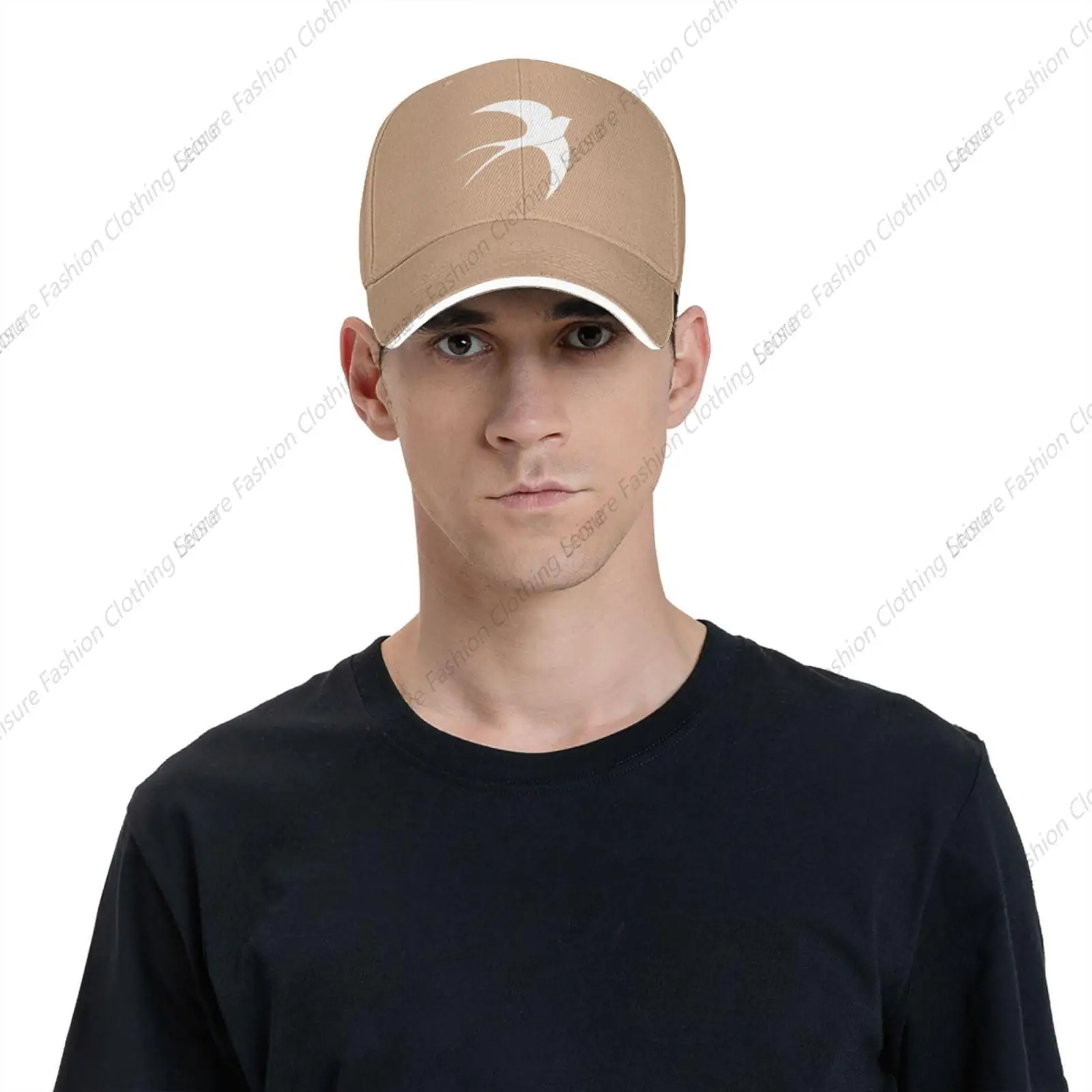 Swallow Hat Adjustable Sandwich Baseball Cap Funny Golf Hats Summer Sports Gifts for Men Women