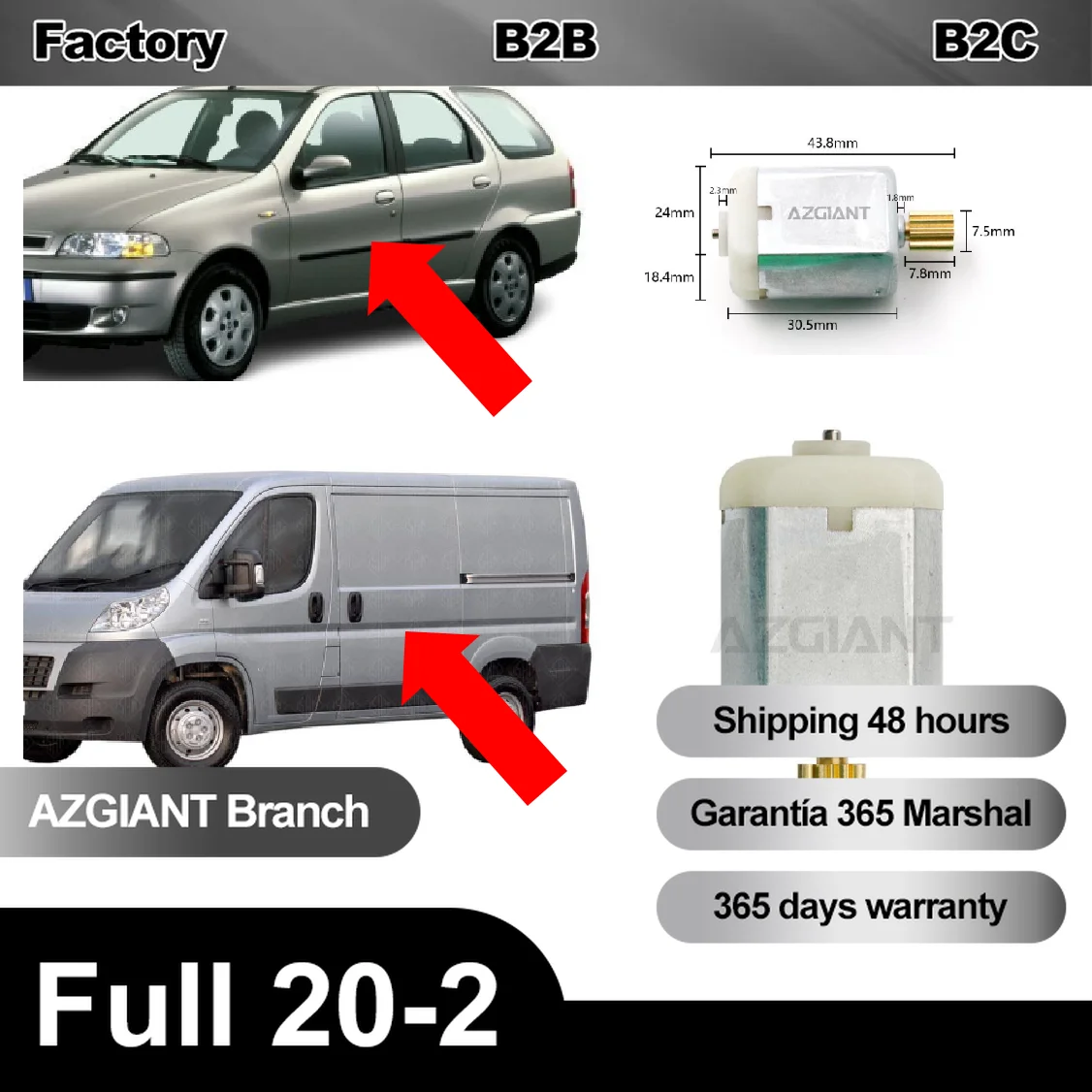 car door lock motor for Fiat Palio Ducato Citroen Relay BOXER drive side locking actuator 12V FR202840 5594396 FC-280SA-18165