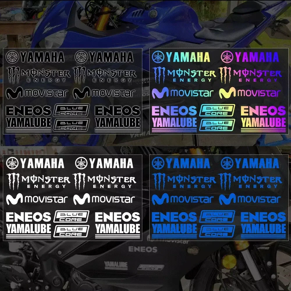 شخصية دراجة نارية ملصقات عاكسة قطع الليزر خطابات شعار الجسم خوذة ملصقات السيارات الزخرفية للماء