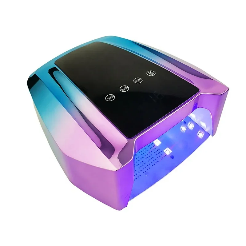 

2024 New Arrival Original Gradient Color Professional 72W Cordless Portable Uv Led Gel Nail Lamp With Infrared Automatic Sensor