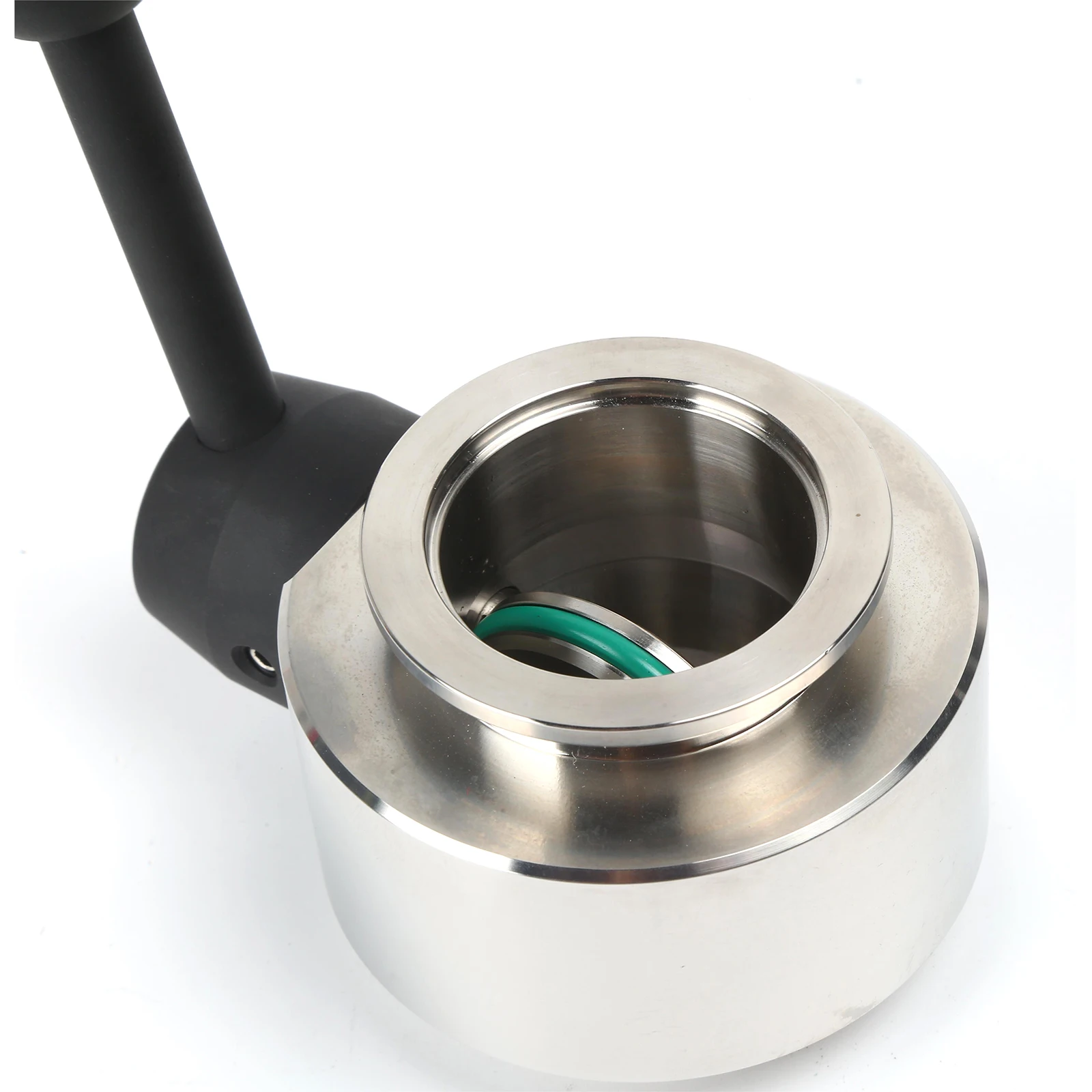 High vacuum KF/NW Butterfly valve SS304 Stainless steel GI double seal FKM fluorine rubber seal manual pull handle KF25KF40KF50