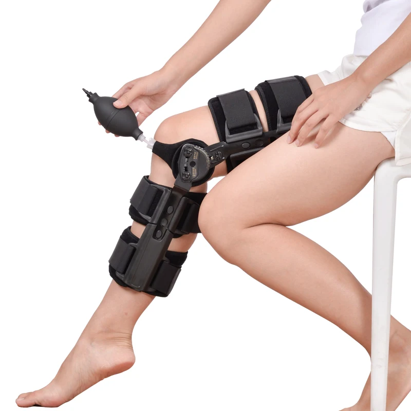 Knee joint fixation brace adjustable fracture bracket meniscus ligament injury knee rehabilitation protector knee protection