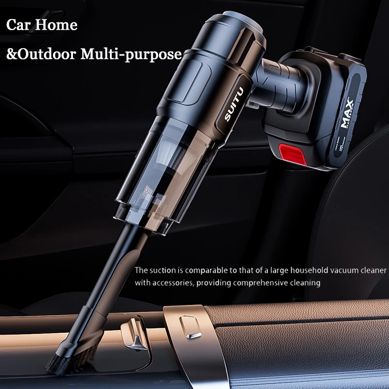 Xiaomi Car Vacuum Cleaner Wireless Handheld Mini Super Strong Suction Ultra-long-life Lithium Battery Car Supplies Portable