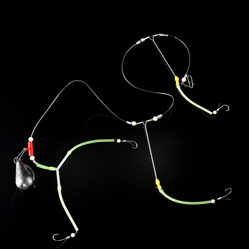 Accessori per attrezzi da pesca gancio per corde gruppo di pesca dispositivo per gancio sub-line con gruppo di pesca a goccia di piombo equilibrio