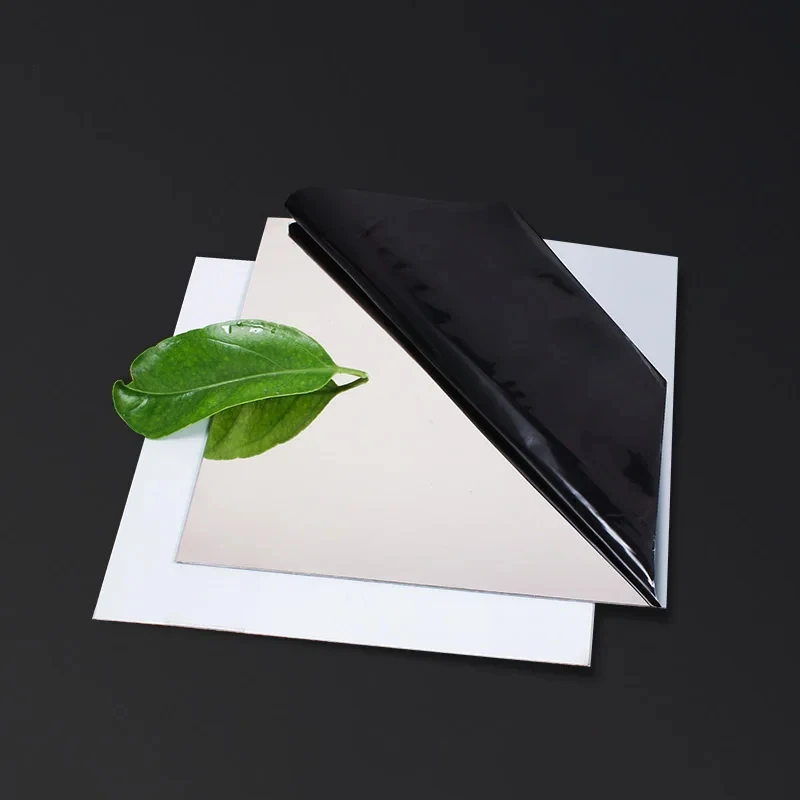 0.5mm To 2mm 304 Mirror Polished Stainless Steel Square Plate Flat Metal Sheet Raw Material
