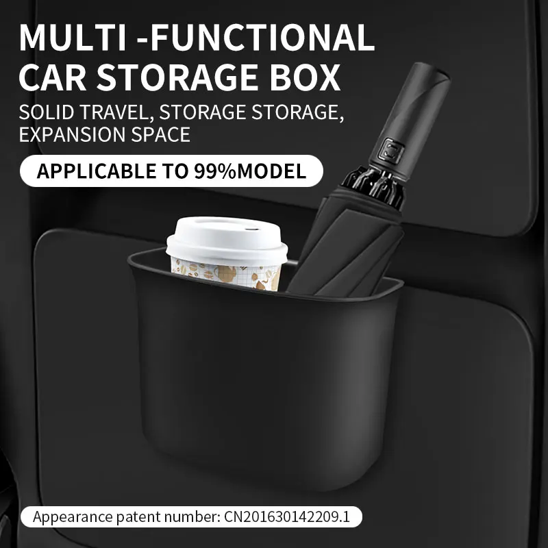 Multi-functional car storage box Car hanging integrated molding dry and wet dual purpose car garbage bin storage